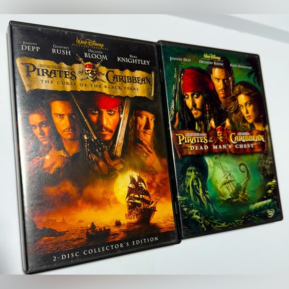 Disney’s Pirates of The Caribbean 2 DVD Movie Bundle. - Picture 1 of 5